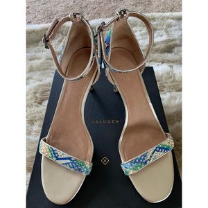 Halogen Haandrey ankle strap heels